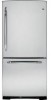 Get GE GDSL0KCXLS - CleanSteel 20.2 cu. Ft. Bottom-Freezer Refrigerator reviews and ratings