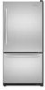 Get KitchenAid KBRS22KVSS - 21.9 cu. Ft. Bottom-Freezer Refrigerator reviews and ratings
