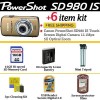 Get Canon sd980kit1gold-BFLYK1 - PowerShot SD980 IS Digital Camera 12.1MP reviews and ratings
