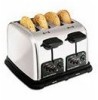 Get Hamilton Beach 24559 - 4 Slice Classic Chrome Extra-Wide Slot Toaster reviews and ratings