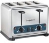Get Hamilton Beach HTS450 - 400 Slice/Hr Heavy-Duty Toaster reviews and ratings