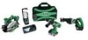 Get Hitachi KC18DBL - HXP Lithium-Ion Cordless 4-Tool Combo reviews and ratings