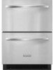 Get KitchenAid KDDC24RVS - 24inch Double Drawer Refrigerator reviews and ratings