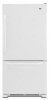 Get Maytag MBF1958WEW - 18.6 cu. Ft. Bottom Mount Refrigerator reviews and ratings