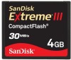 Get SanDisk SDCFX3-004G-E31 - Extreme III - Flash Memory Card reviews and ratings