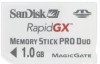 Get SanDisk SDMSGX3-1024R - RapidGX 1 GB Memory Stick Pro Duo reviews and ratings