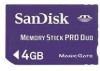 Get SanDisk SDMSPD-4096 - 4GB Memory Stick PRO DUO Static reviews and ratings