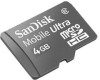 Reviews and ratings for SanDisk SDSDQY-4096 - 4GB Mobile ULTRA microSDHC Card CLASS 6 Static